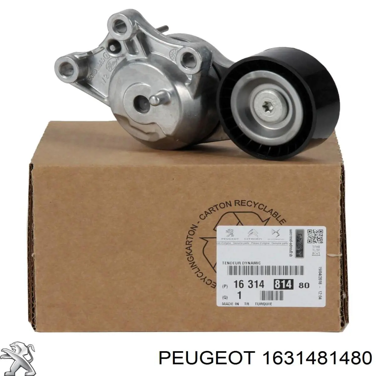 Tensor de correa poli V 1631481480 Peugeot/Citroen