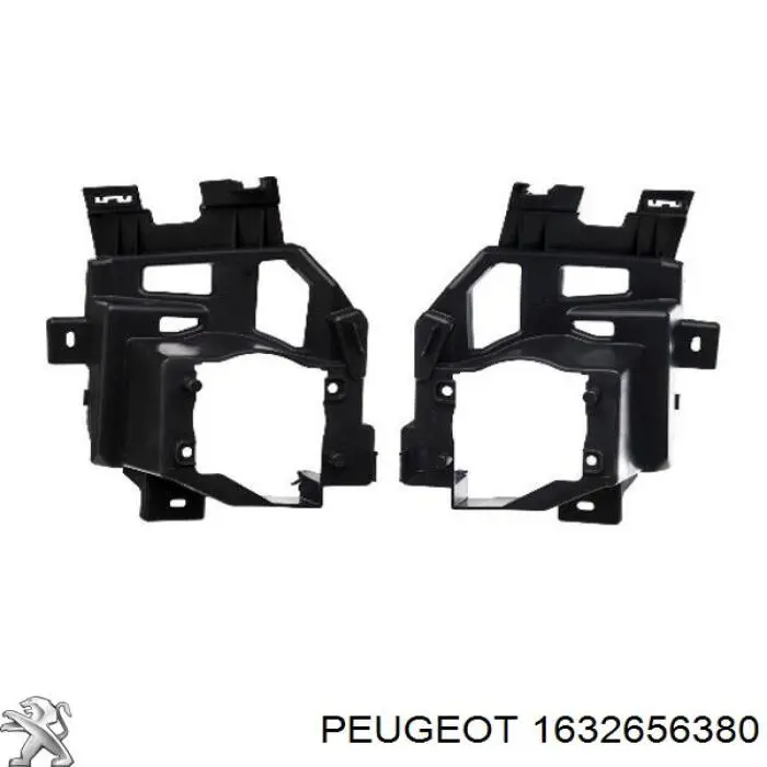 Soporte para montaje de luz antiniebla izquierda + derecha Peugeot Partner (K9)