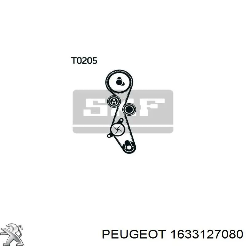 Correa de distribución Peugeot/Citroen 1633127080 precio, desde 37,10 EUR