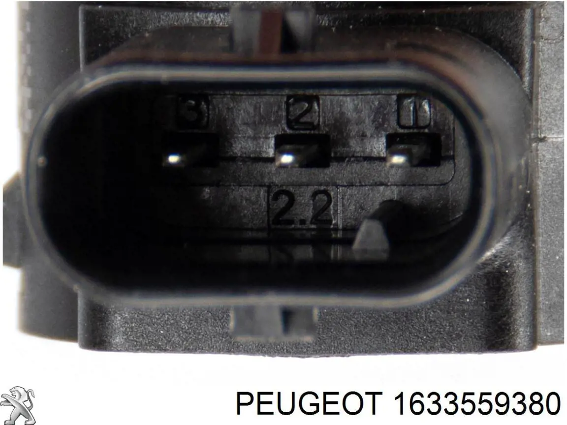 1633559380 Peugeot/Citroen Sensor de estacionamiento delantero/trasero central