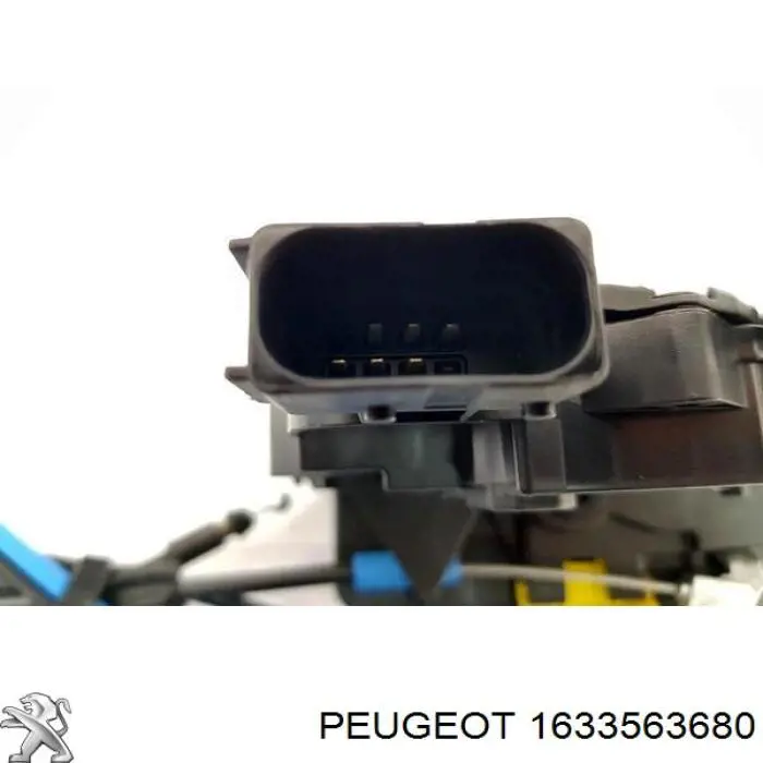 Cerradura de puerta lateral corrediza derecha 1340455080 Peugeot/Citroen