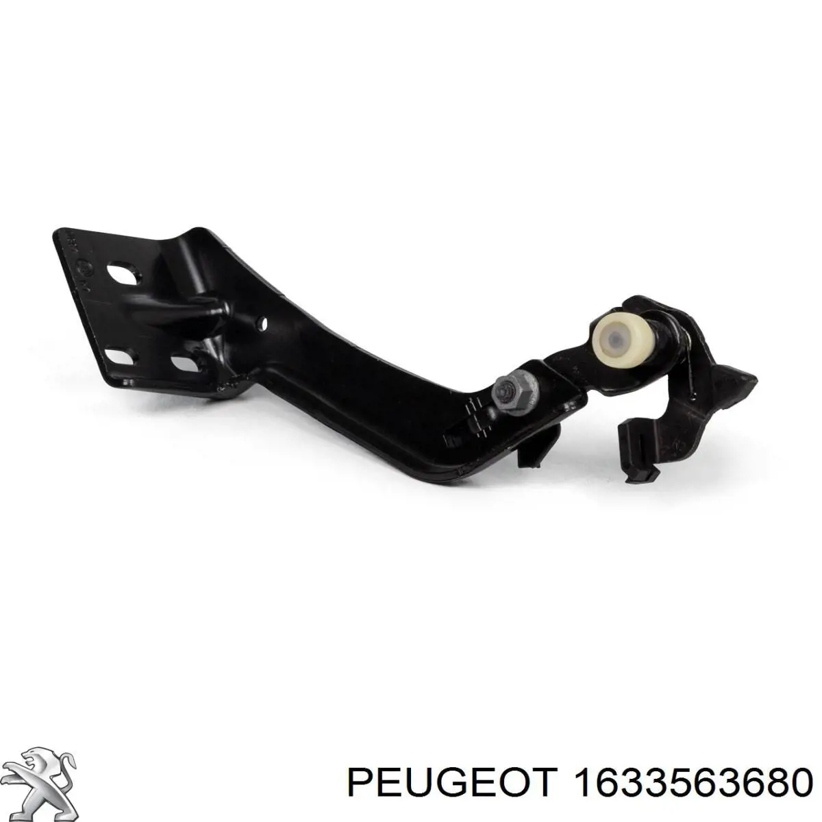 Cerradura de puerta lateral corrediza derecha 1633563680 Peugeot/Citroen