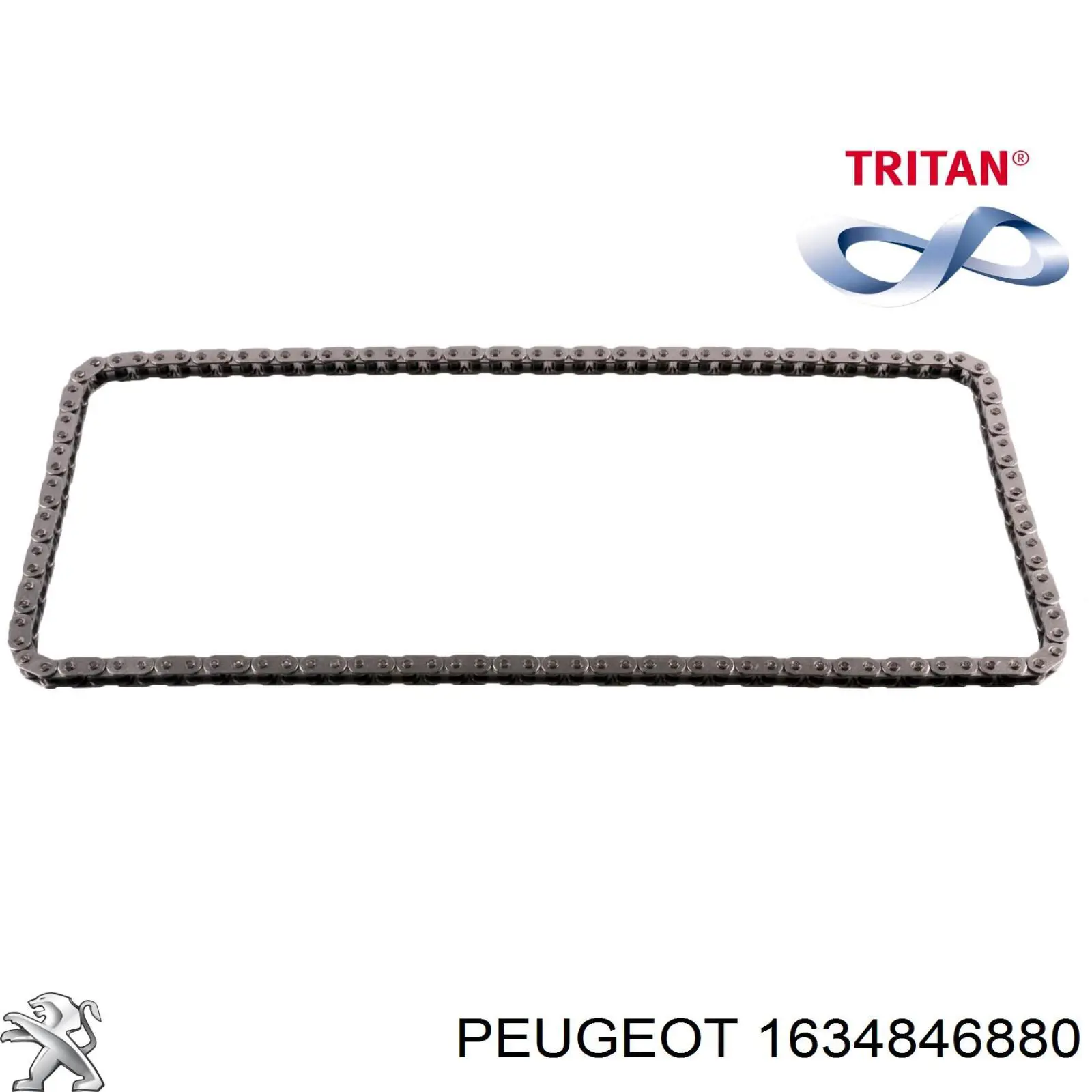 1634846880 Peugeot/Citroen Juego de cadena de distribución