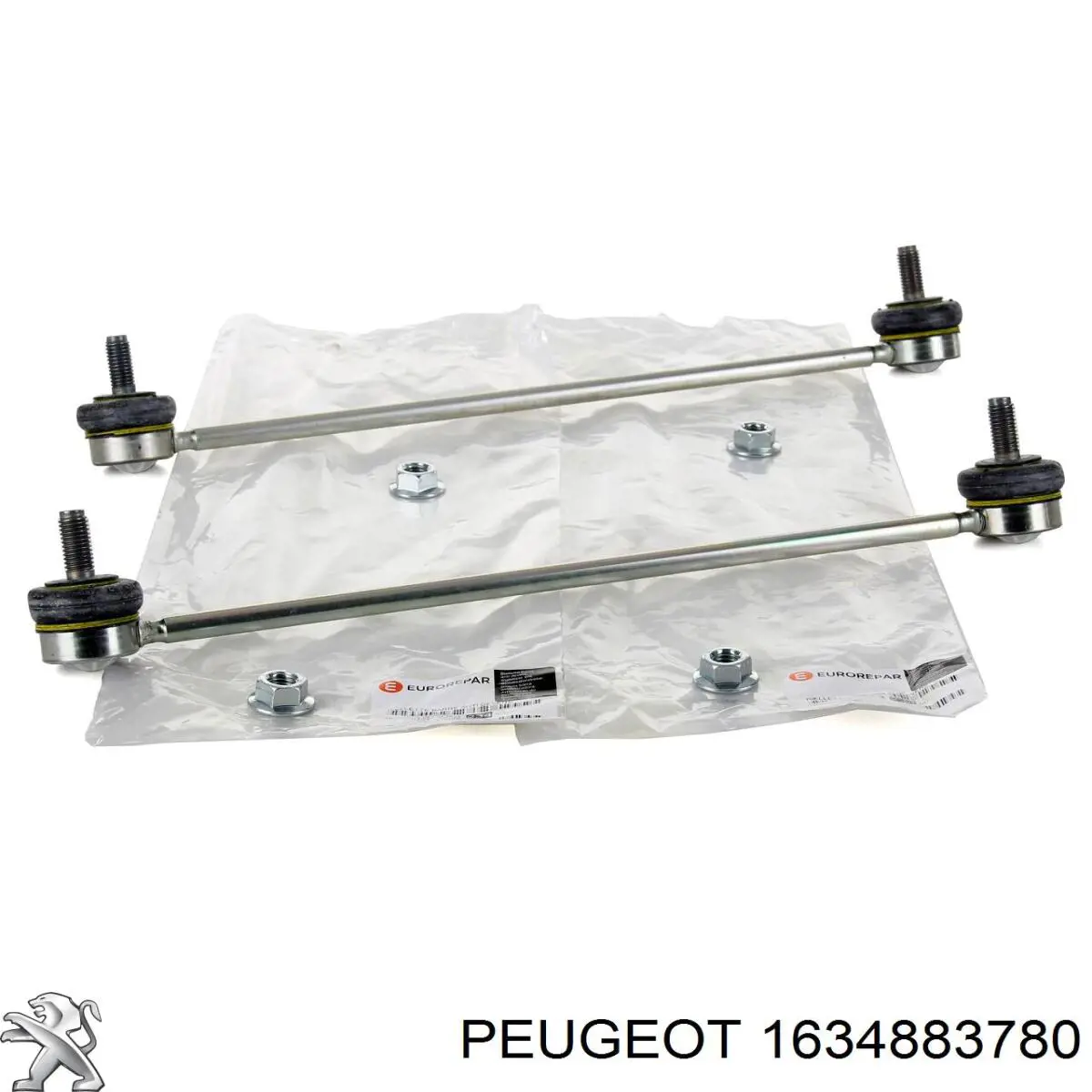 1634883780 Peugeot/Citroen soporte de barra estabilizadora delantera