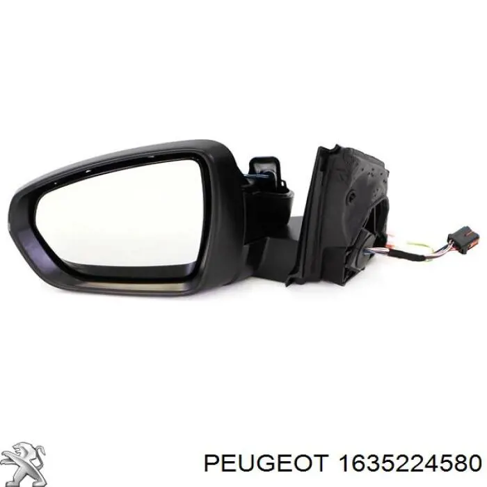 1635224580 Peugeot/Citroen Espejo retrovisor izquierdo
