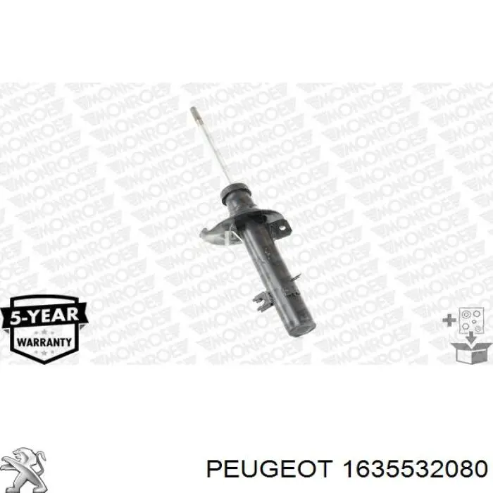 Comprar 1635532080 Peugeot/Citroen Amortiguador delantero izquierdo