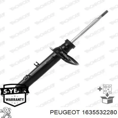 1635532280 Peugeot/Citroen Amortiguador frontal izquierdo