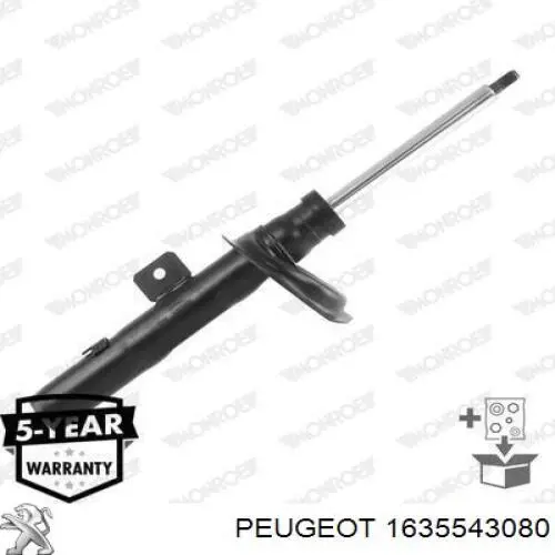 Amortiguador delantero izquierdo Peugeot/Citroen 1635543080 precio, desde 62,44 EUR