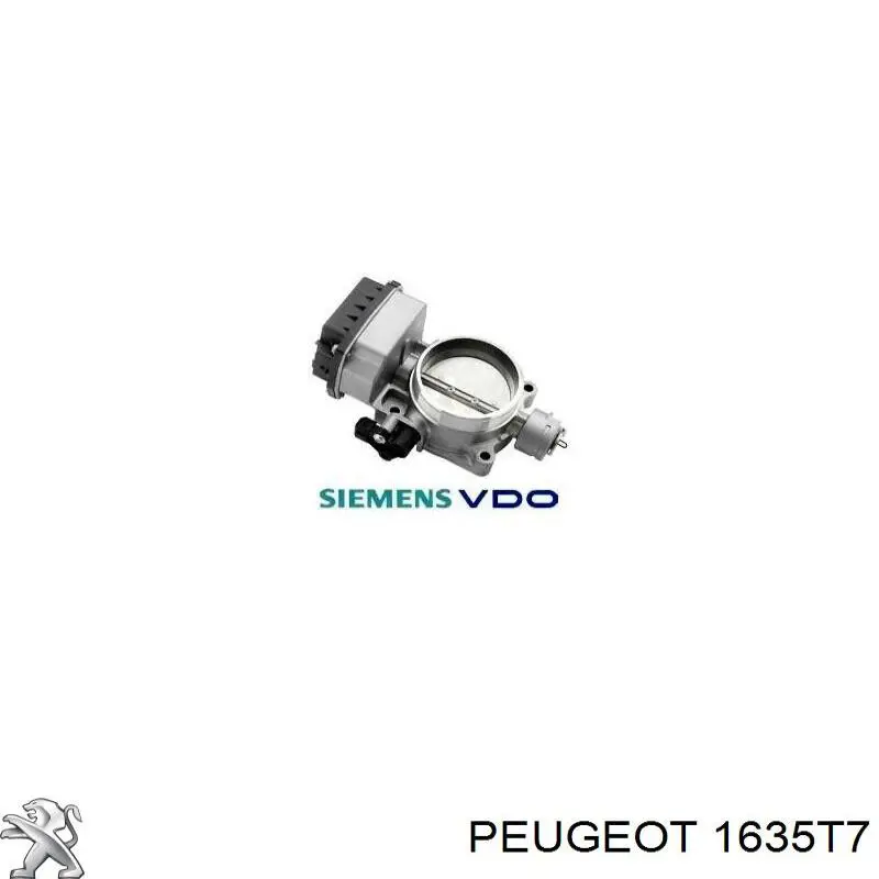 Comprar 1635T7 Peugeot/Citroen Cuerpo de mariposa