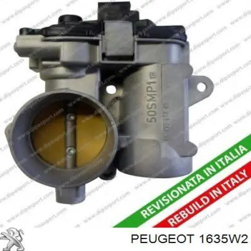 Caja de mariposa Peugeot/Citroen 1635W2