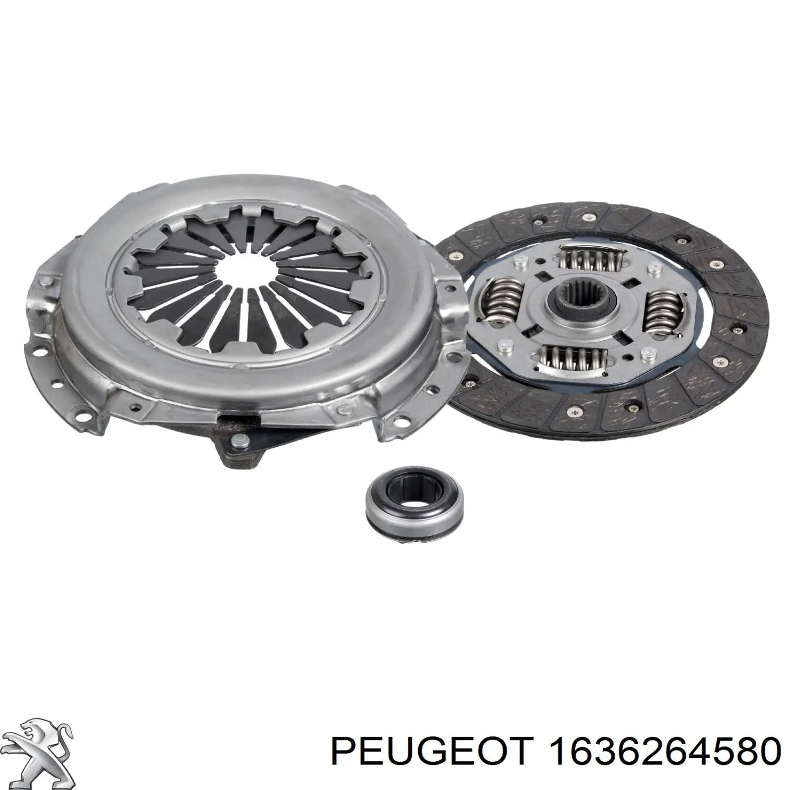 1636264580 Peugeot/Citroen kit de embrague (3 partes)