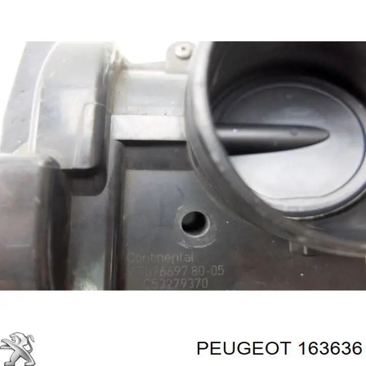 Caja de mariposa Peugeot/Citroen 163636