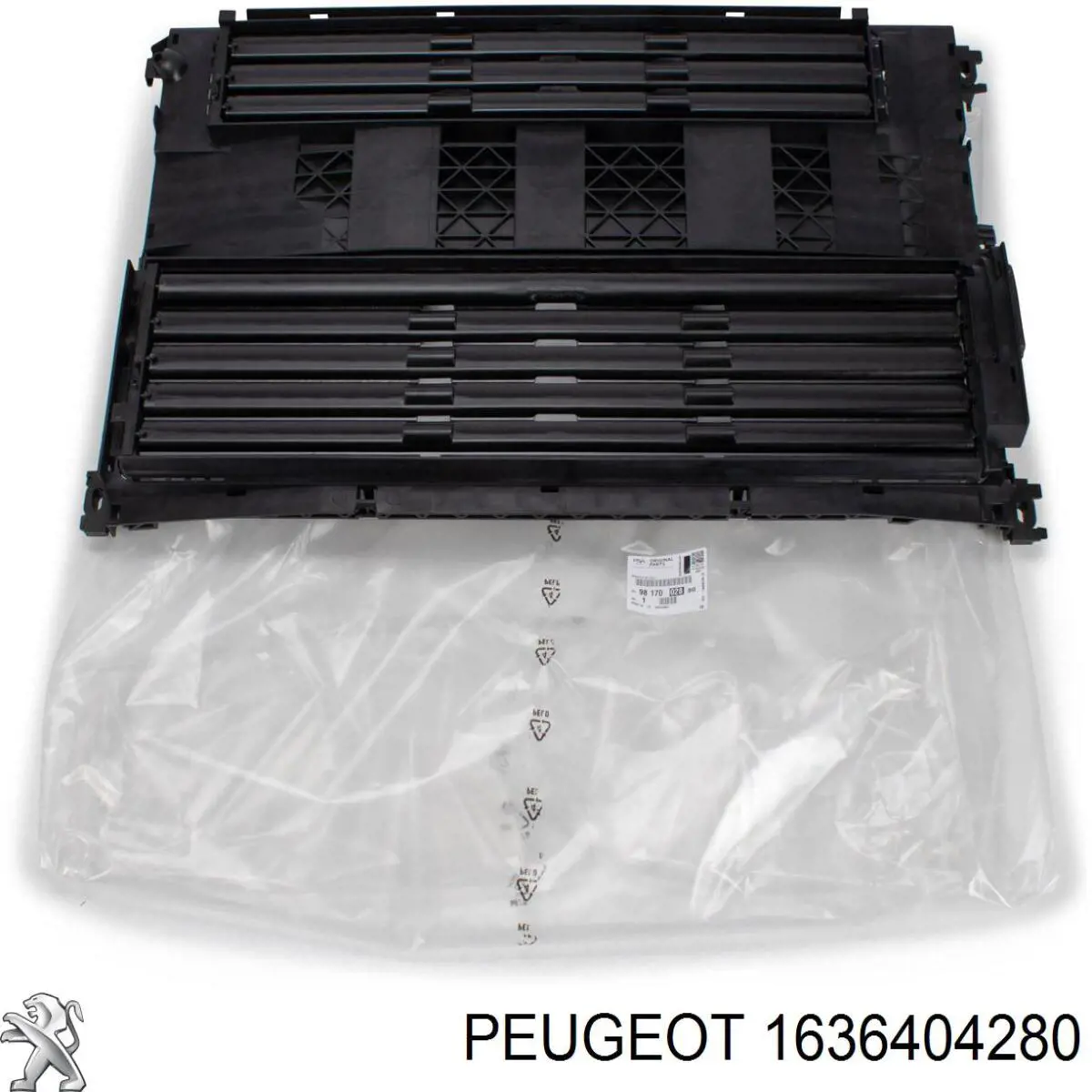 1636404280 Peugeot/Citroen Defensa trasero