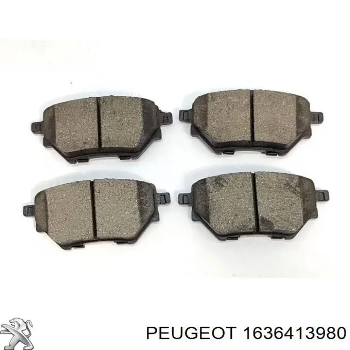 Comprar 1636413980 Peugeot/Citroen Pastillas de freno traseras
