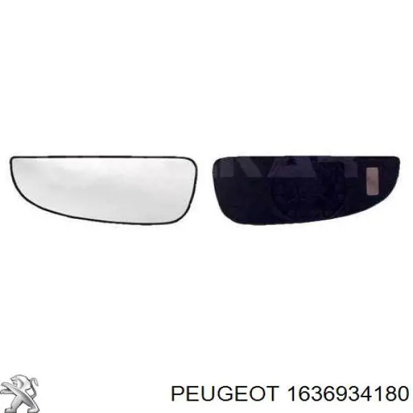 1613693680 Peugeot/Citroen espejo retrovisor izquierdo
