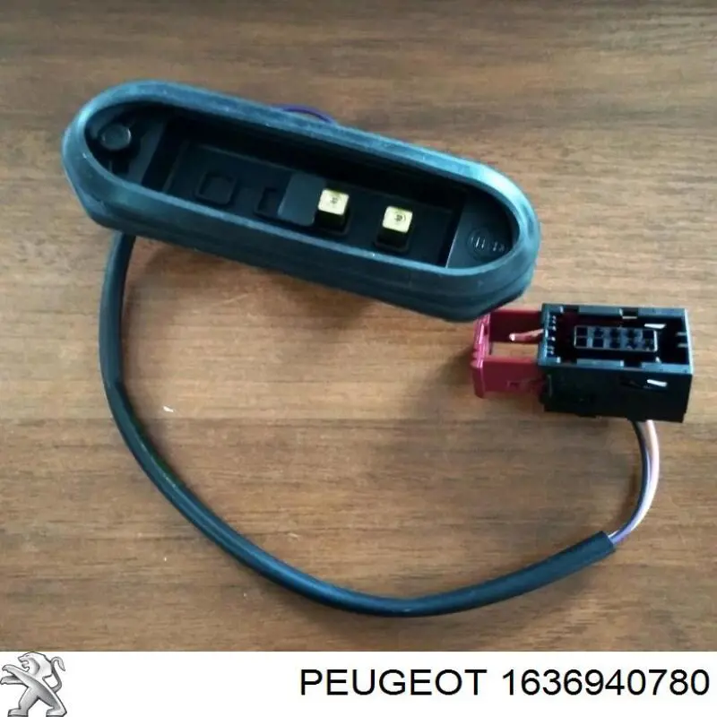 Sensor, Interruptor de contacto eléctrico PEUGEOT 1636940780