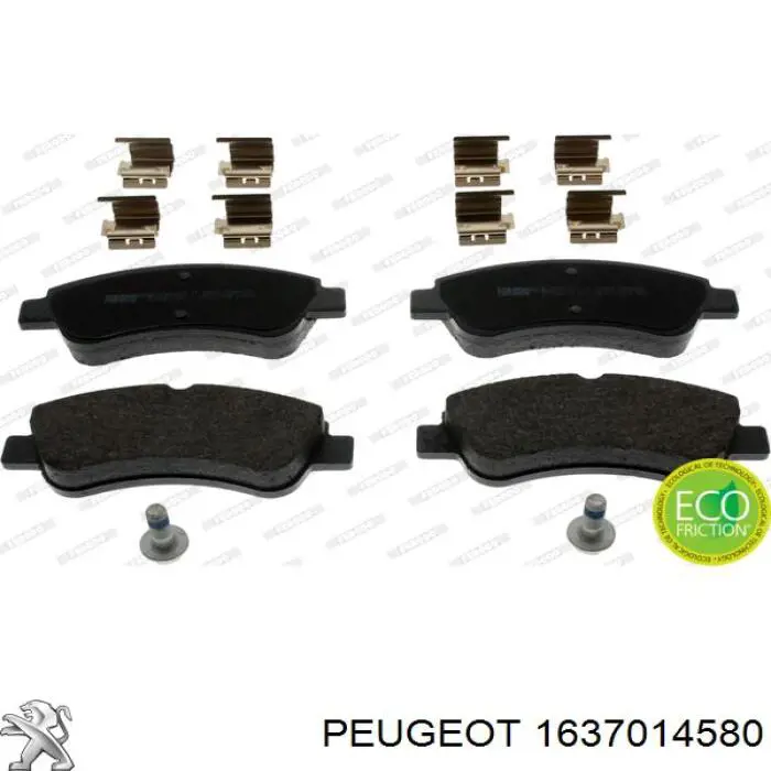 Pastillas freno delanteras Peugeot/Citroen 1637014580 precio, desde 22,64 EUR