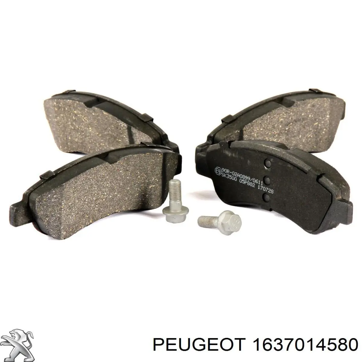 Comprar 1637014580 Peugeot/Citroen Pastillas delanteras de freno
