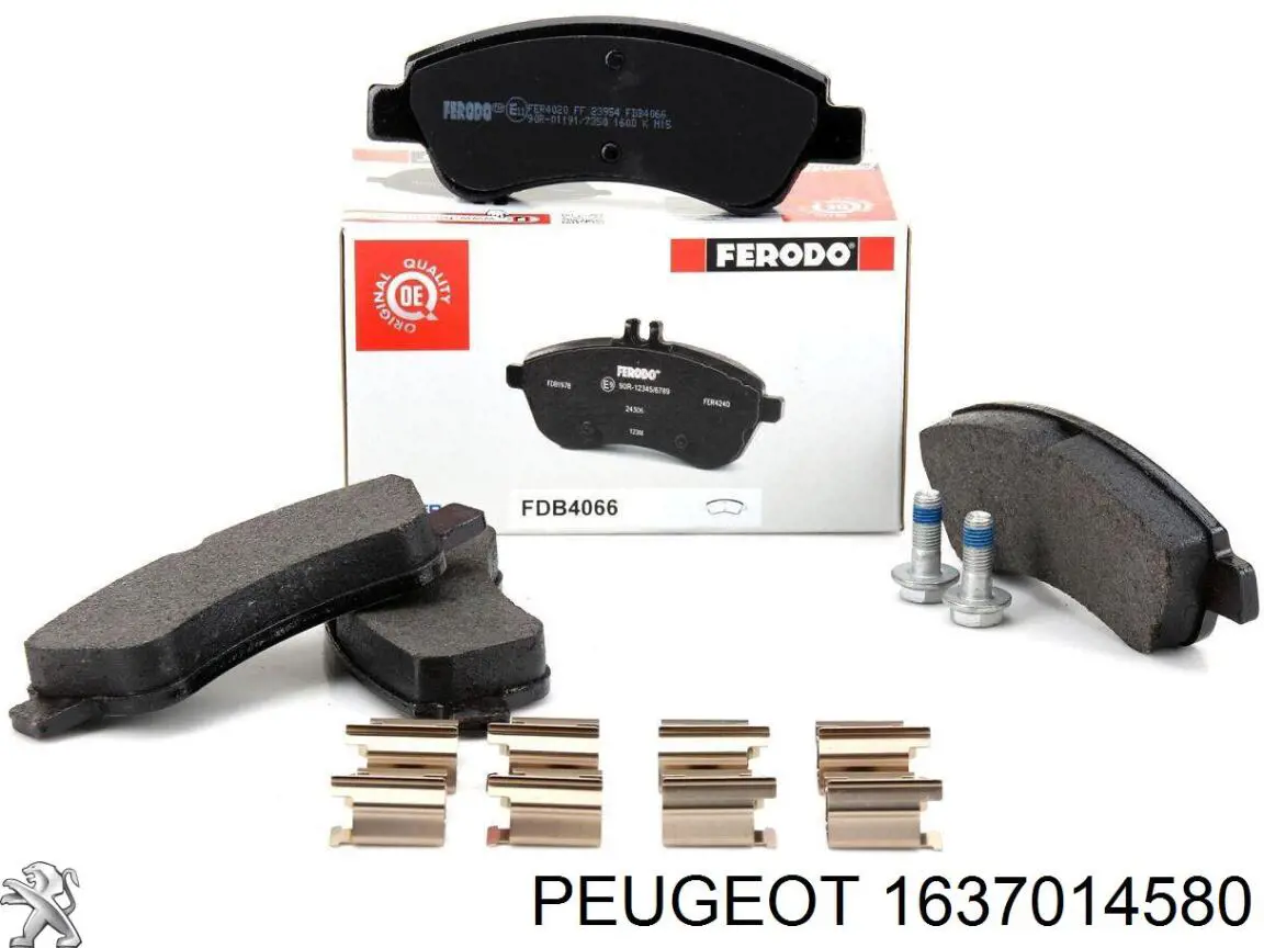 1637014580 Peugeot/Citroen Pastillas delanteras