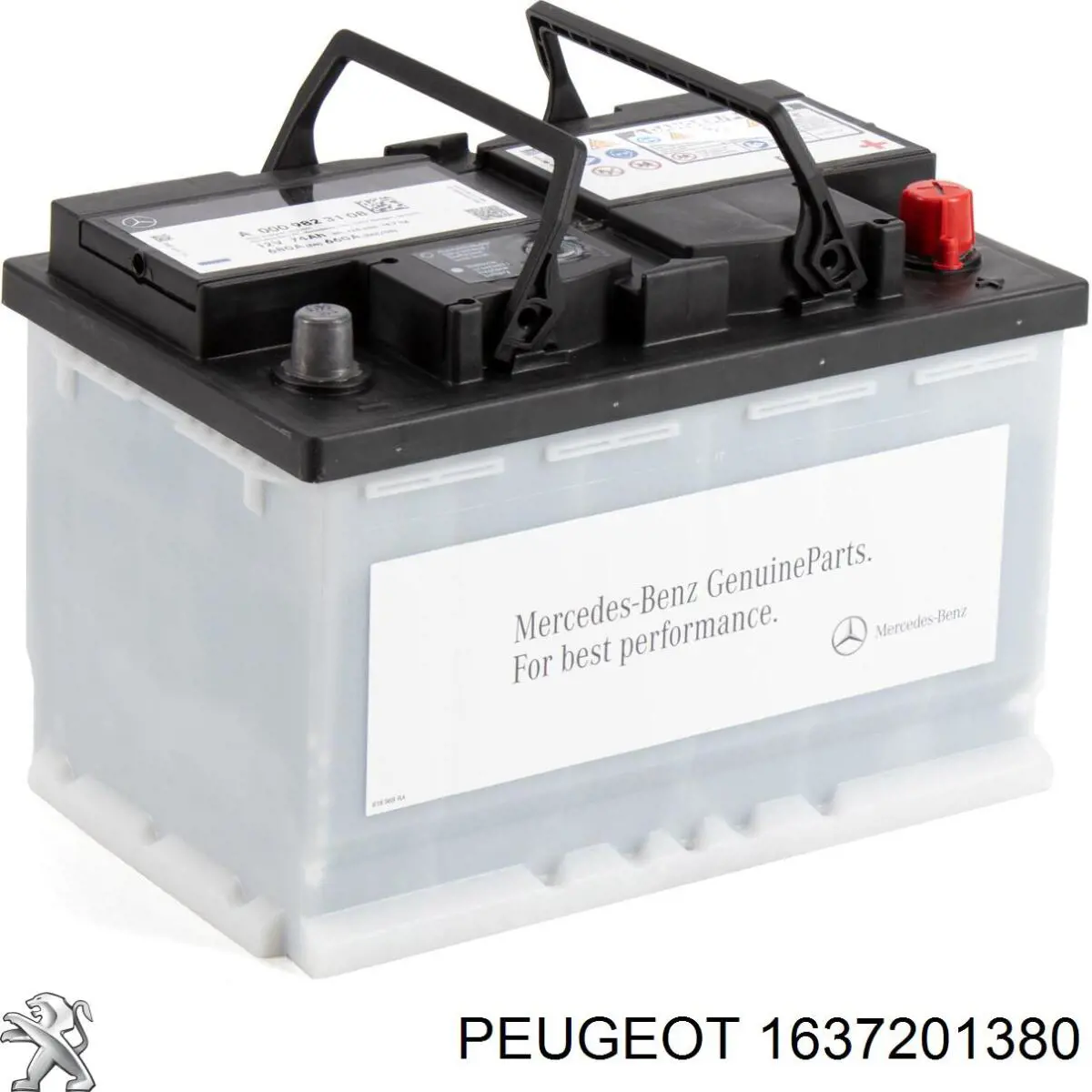 Batería de arranque Peugeot/Citroen 1637201380 precio, desde 116,80 EUR