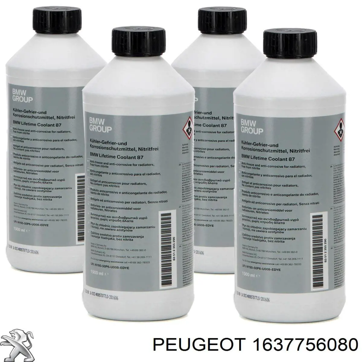Comprar 1637756080 Peugeot/Citroen Liquido anticongelante 