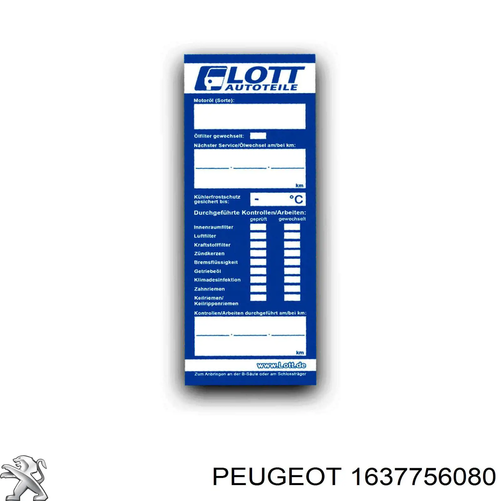 Líquido anticongelante Peugeot/Citroen (1637756080)