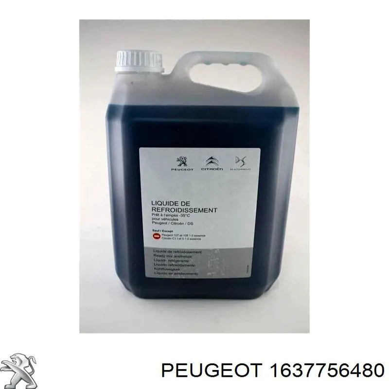 Liquido refrigerante 1637756480 Peugeot/Citroen