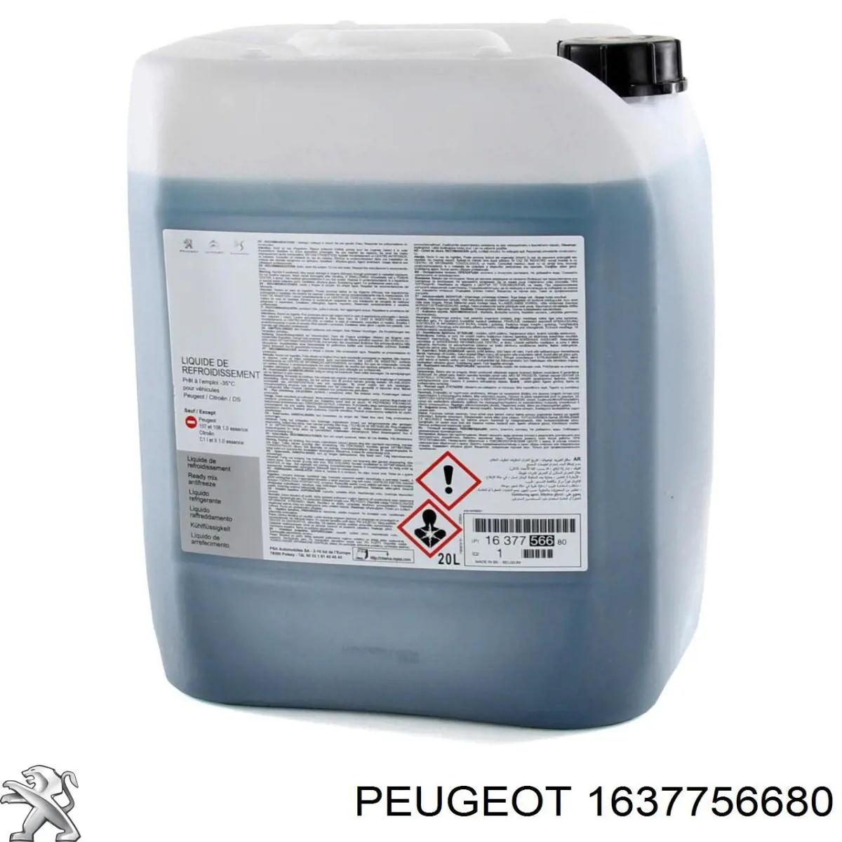 1637756680 Peugeot/Citroen Refrigerante