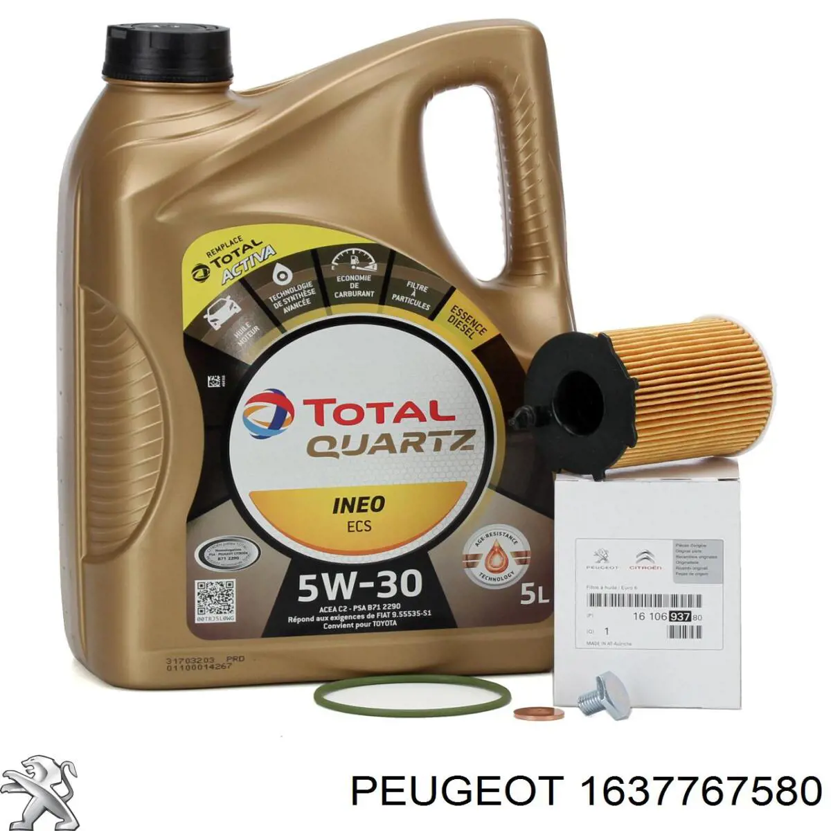 1637767580 Peugeot/Citroen Filtro aceite