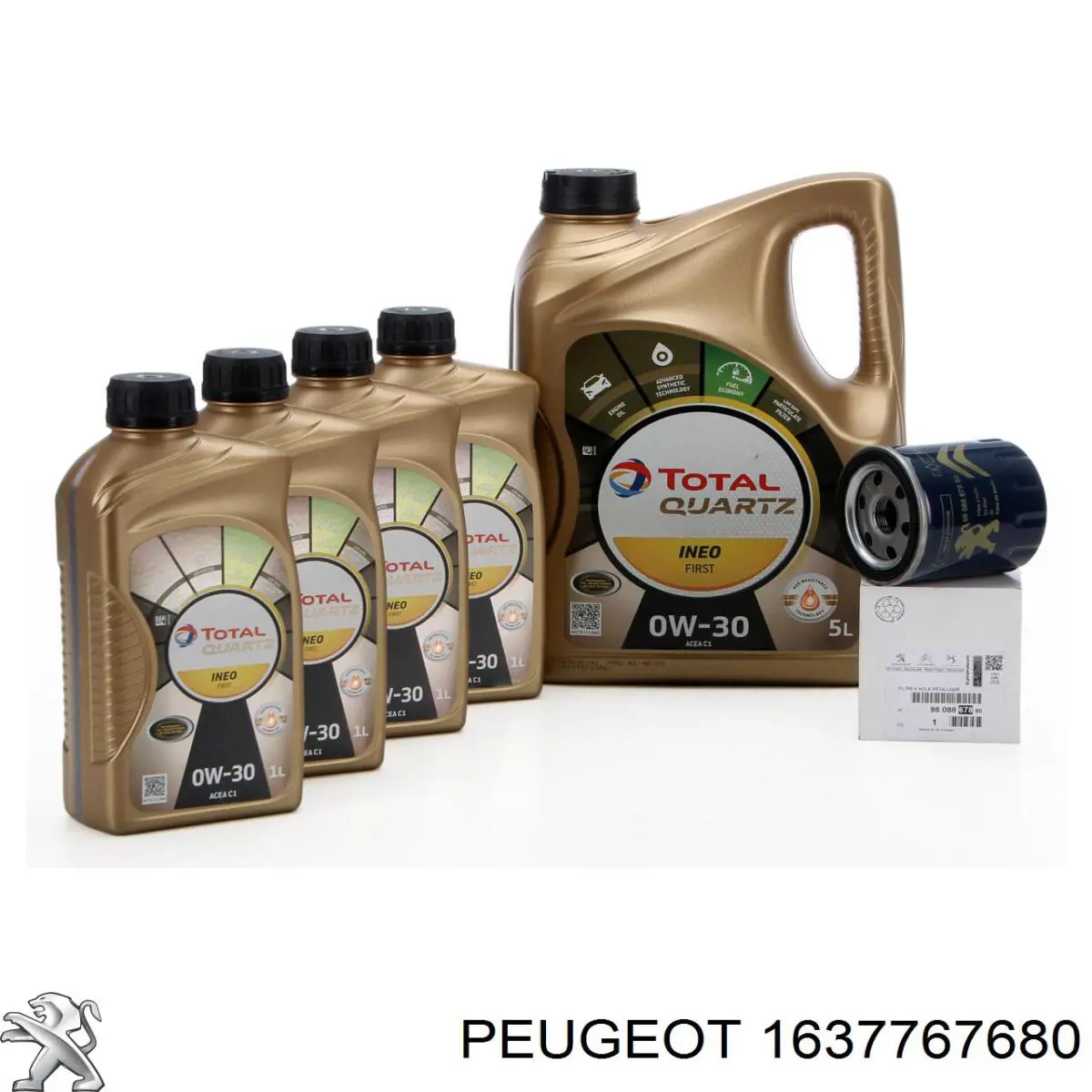 Filtro de aceite Peugeot/Citroen 1637767680 precio, desde 6,87 EUR