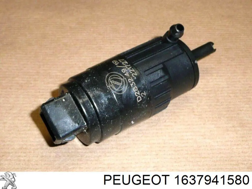 1637941580 Peugeot/Citroen bomba de agua limpiaparabrisas, delantera