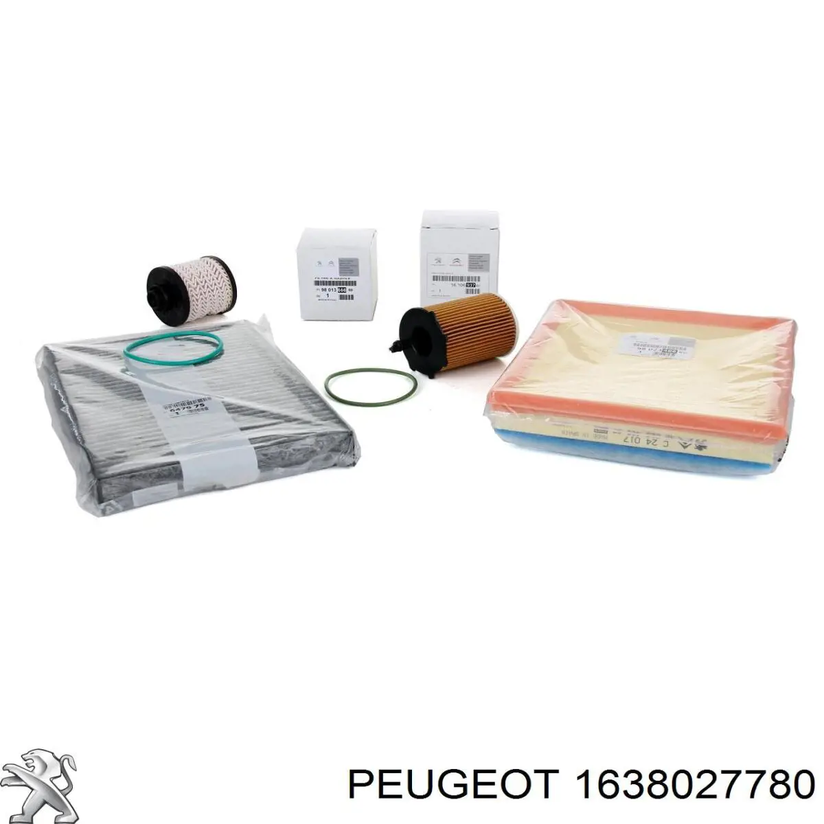 1638027780 Peugeot/Citroen Filtro de aire de motor