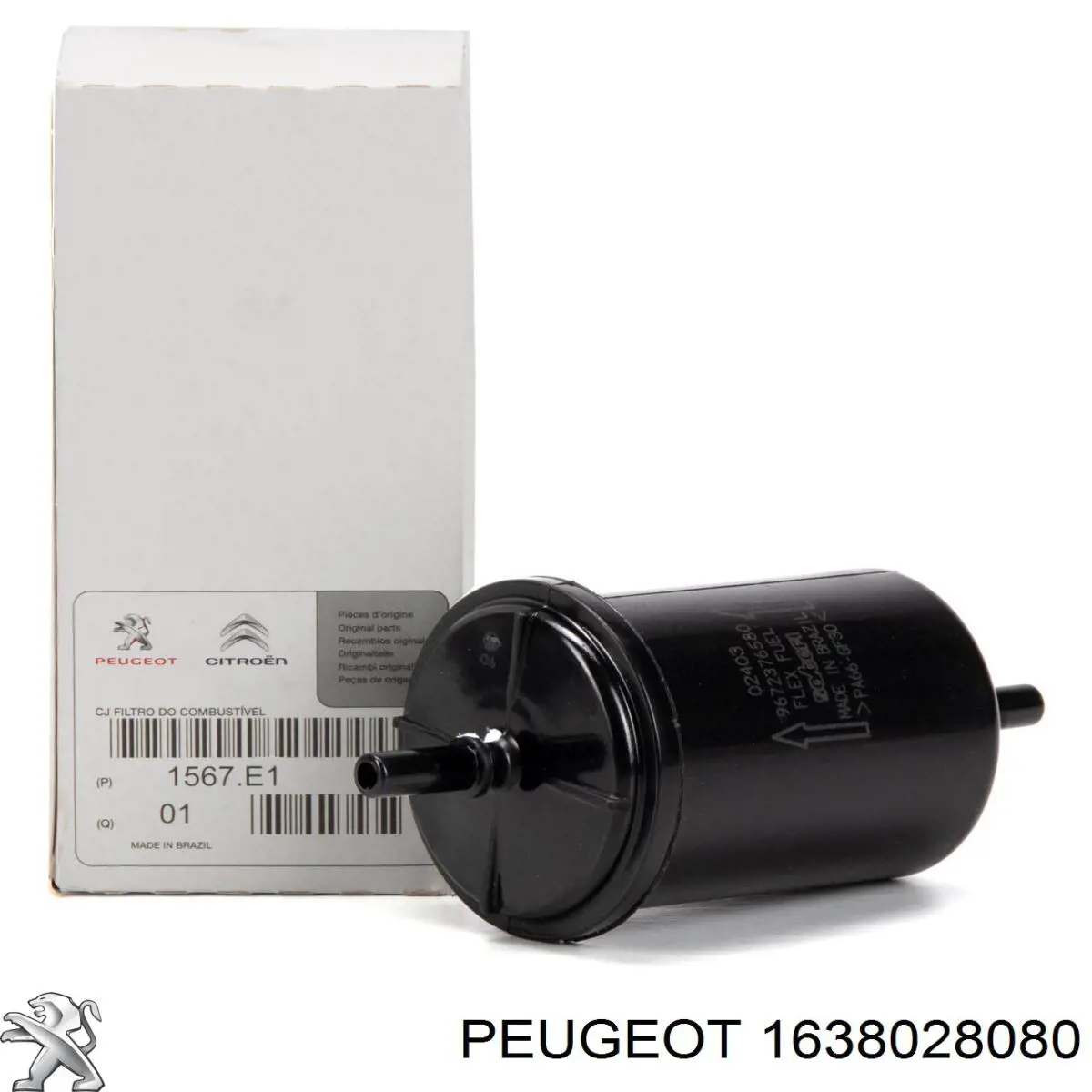 1638028080 Peugeot/Citroen Filtro de aire de motor