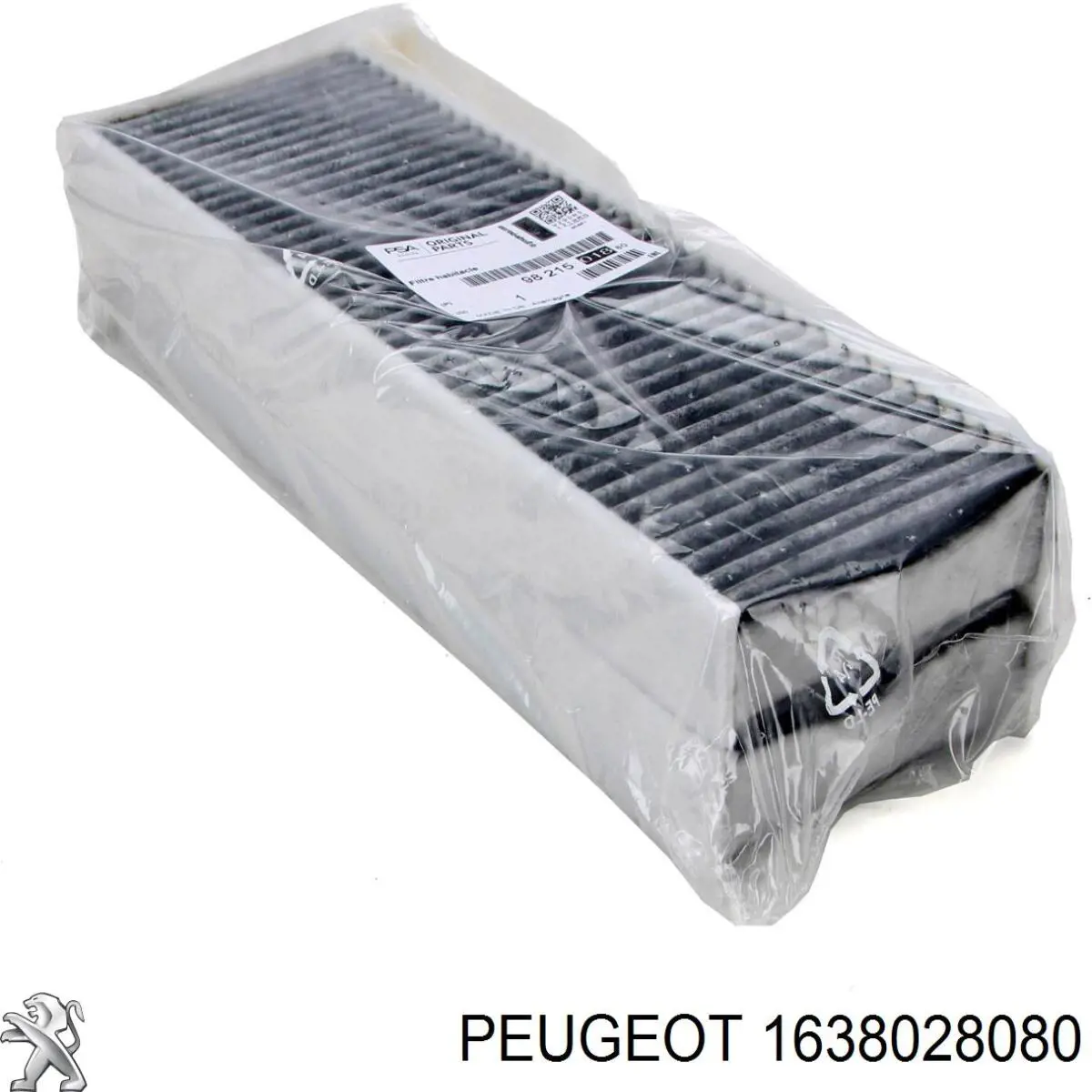1638028080 Peugeot/Citroen Filtro de aire de motor
