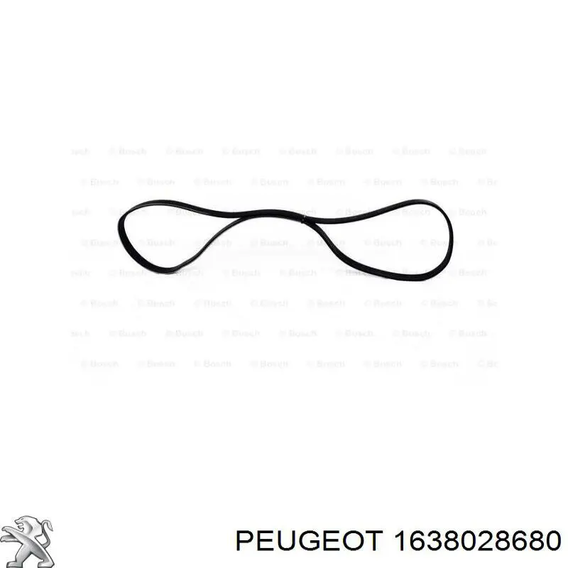 Polea inversión / guía, correa poli V 1638028680 Peugeot/Citroen