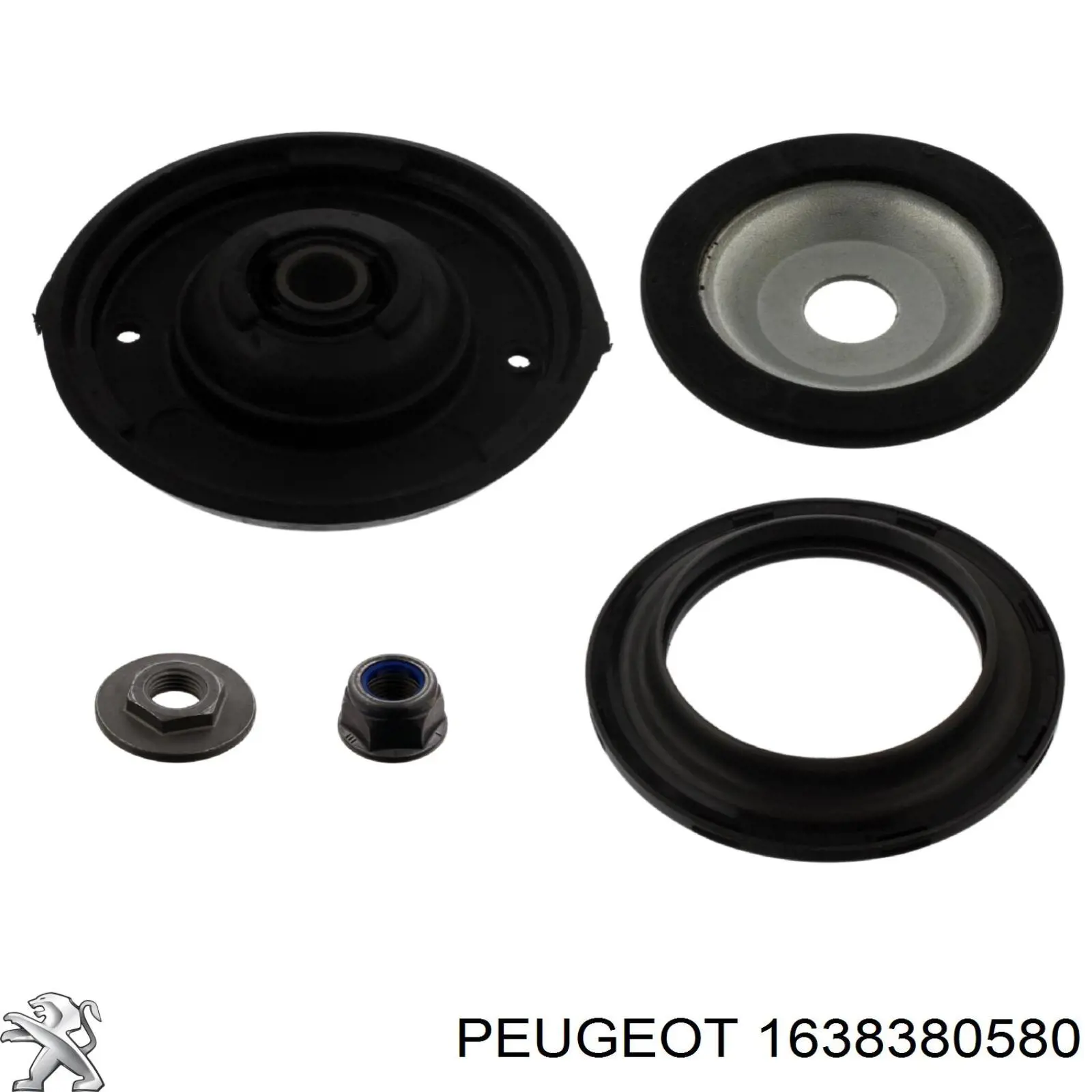 Soporte del amortiguador delantero Peugeot/Citroen 1638380580 precio, desde 37,35 EUR