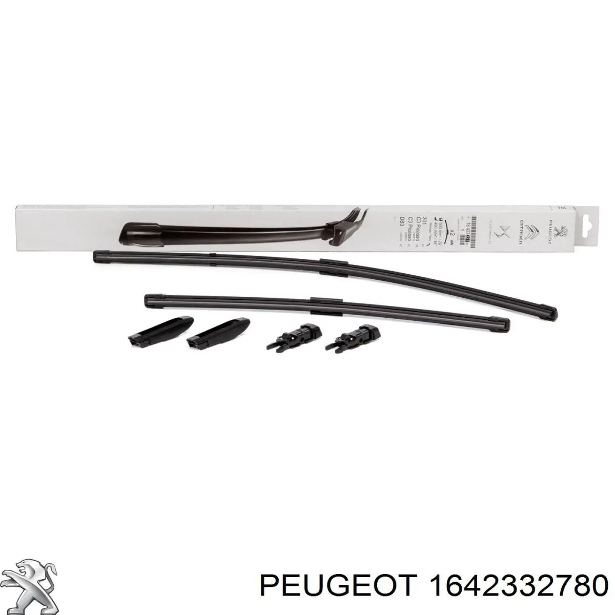 1642332780 Peugeot/Citroen Escobillas Limpiaparabrisas delanteras