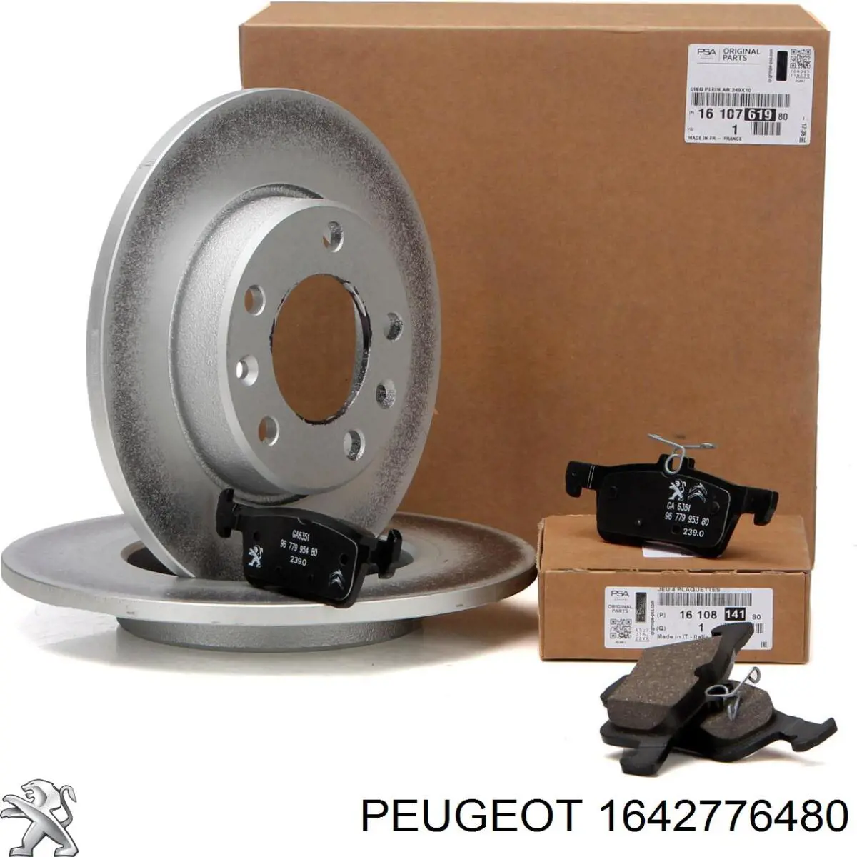 Comprar 1642776480 Peugeot/Citroen Disco de freno trasero
