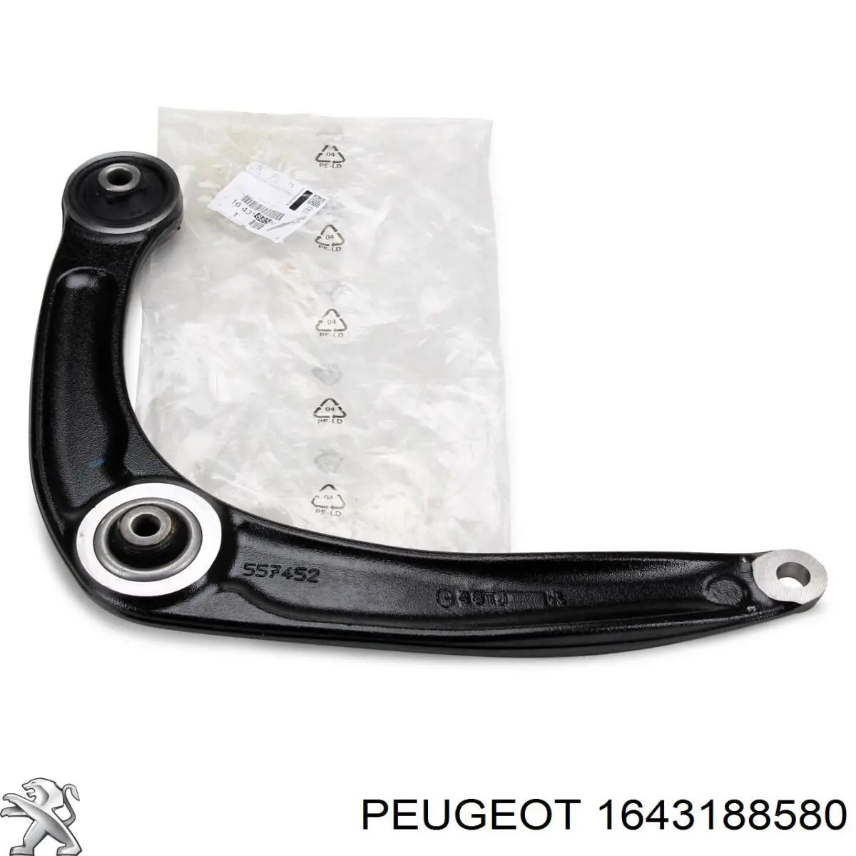Brazo inferior izquierdo de la suspensión delantera Peugeot/Citroen 1643188580 precio, desde 42,17 EUR