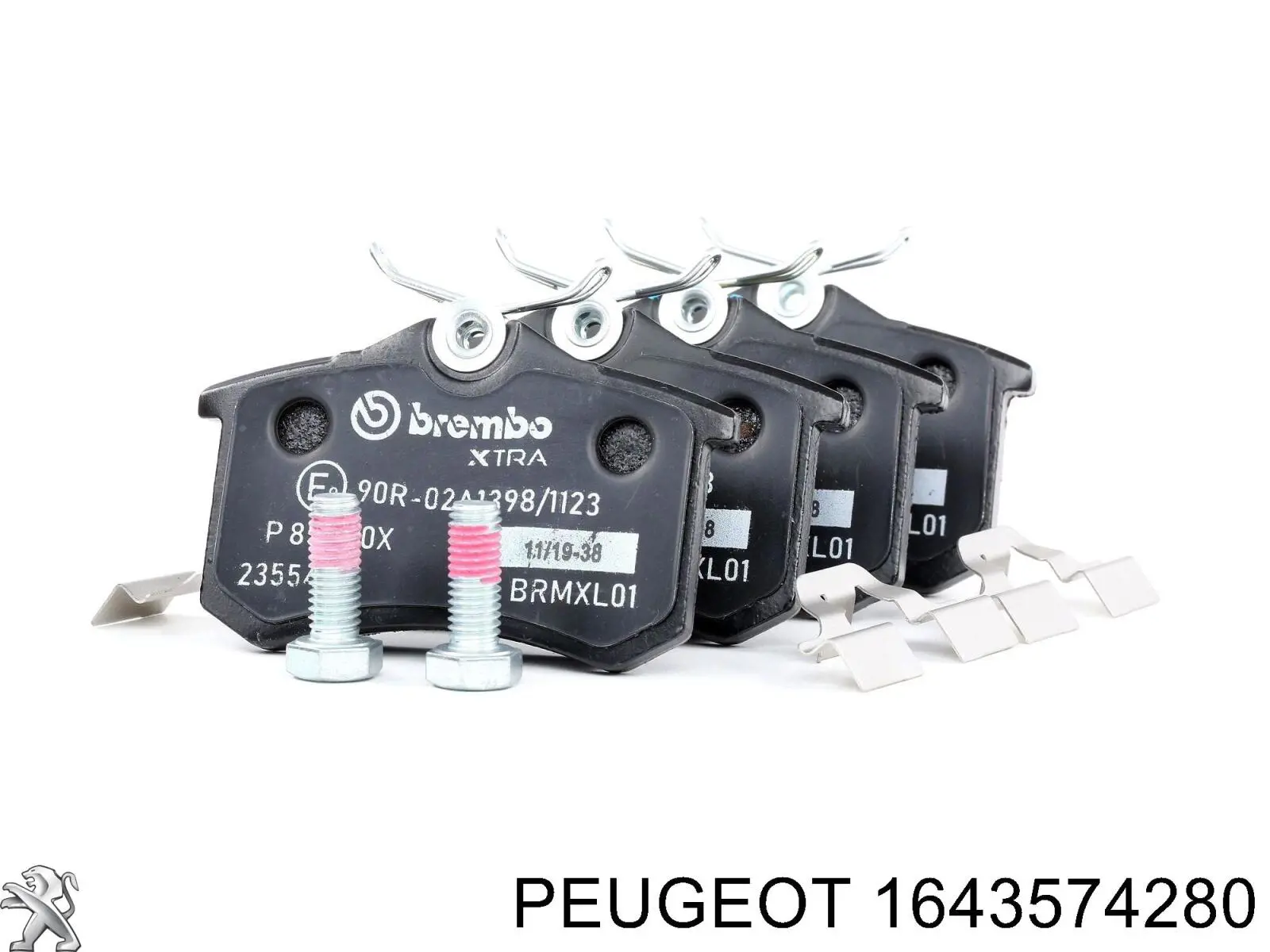 Pastillas traseras HELLA 8DB355040971