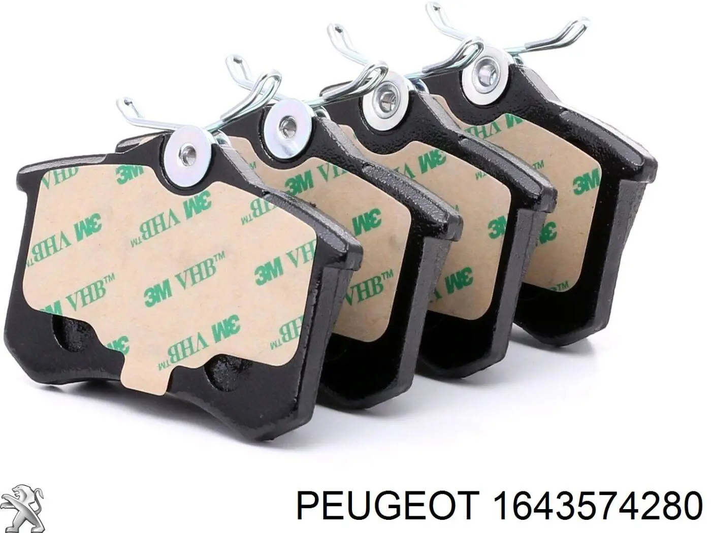 Comprar 1643574280 Peugeot/Citroen Pastillas de freno traseras