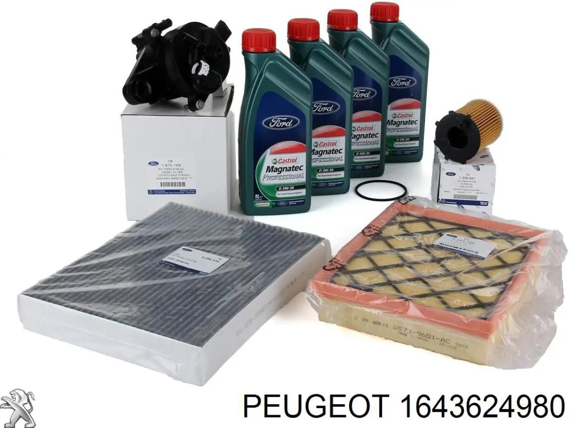 Filtro combustible Peugeot/Citroen 1643624980 precio, desde 18,22 EUR