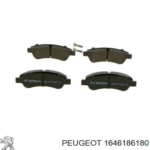 Pastillas de freno 1646186180 Peugeot/Citroen