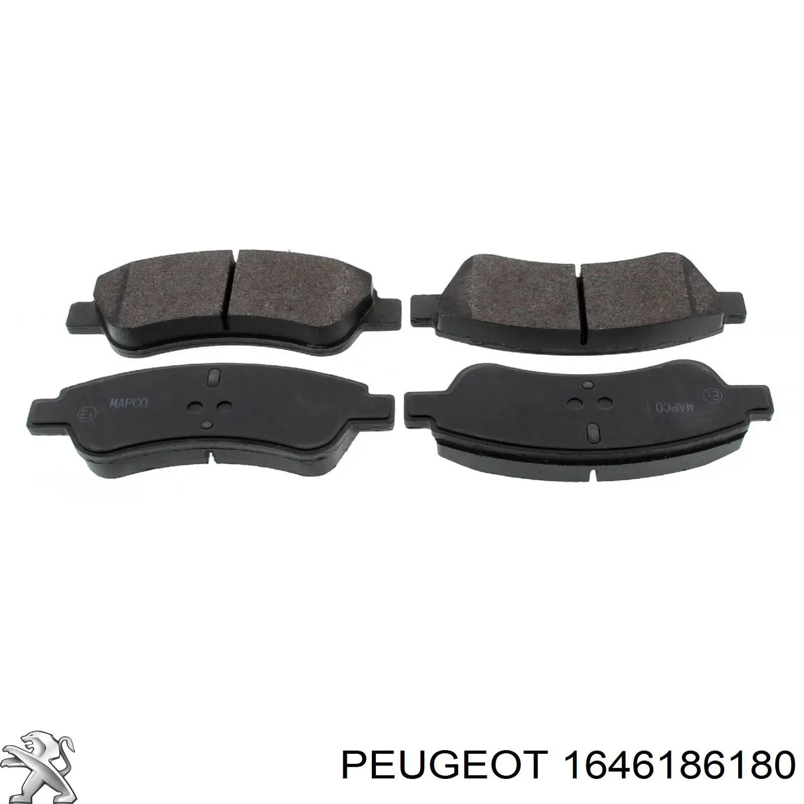 Comprar 1646186180 Peugeot/Citroen Pastillas delanteras de freno