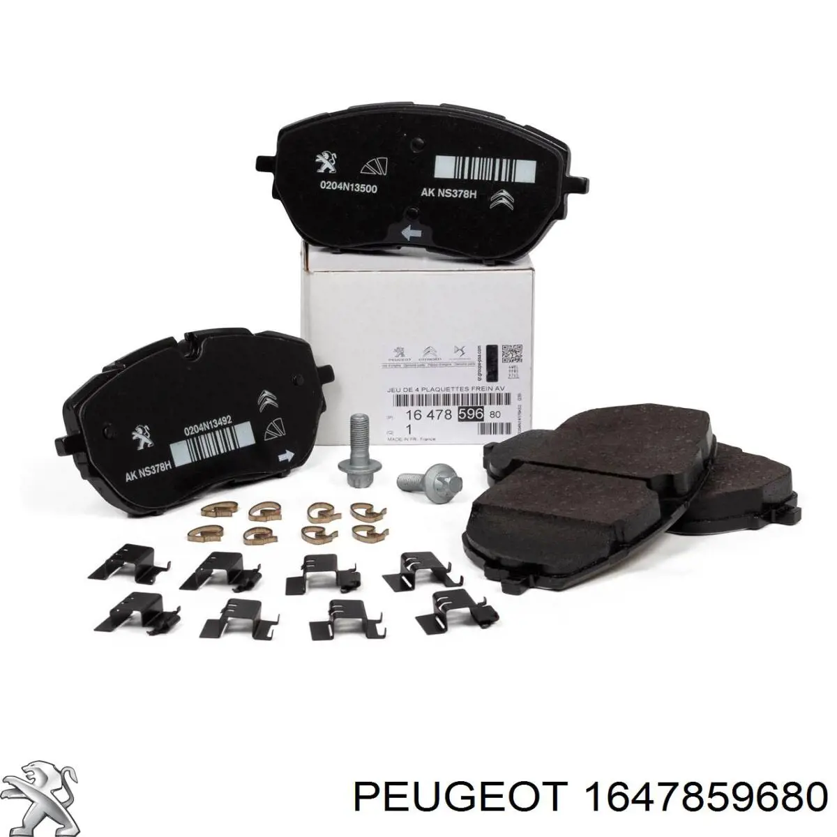 1647859680 Peugeot/Citroen Pastillas delanteras