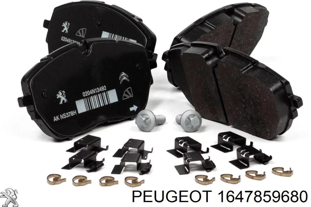 Pastillas de freno 1647859680 Peugeot/Citroen