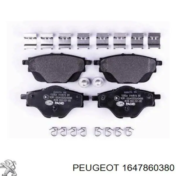 Comprar 1647860380 Peugeot/Citroen Pastillas de freno traseras