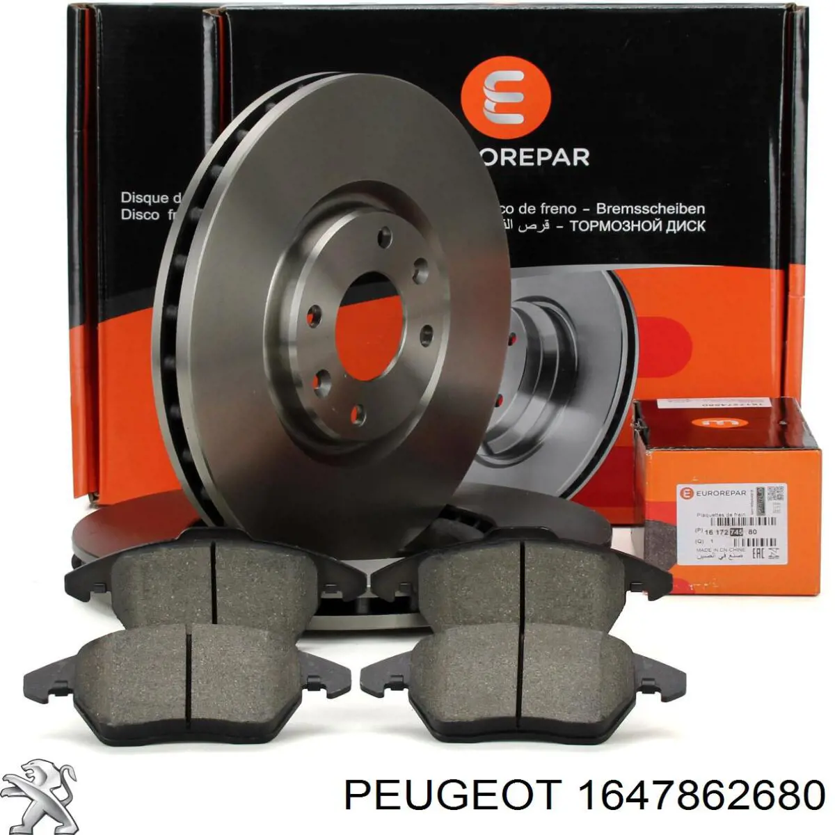 Pastillas de freno delanteras Peugeot 307 3B