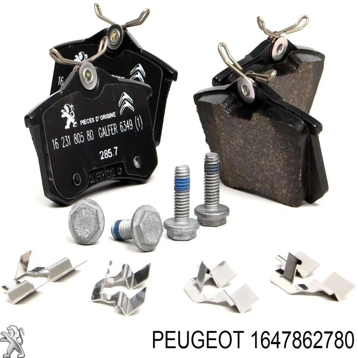 Comprar 1647862780 Peugeot/Citroen Pastillas delanteras de freno