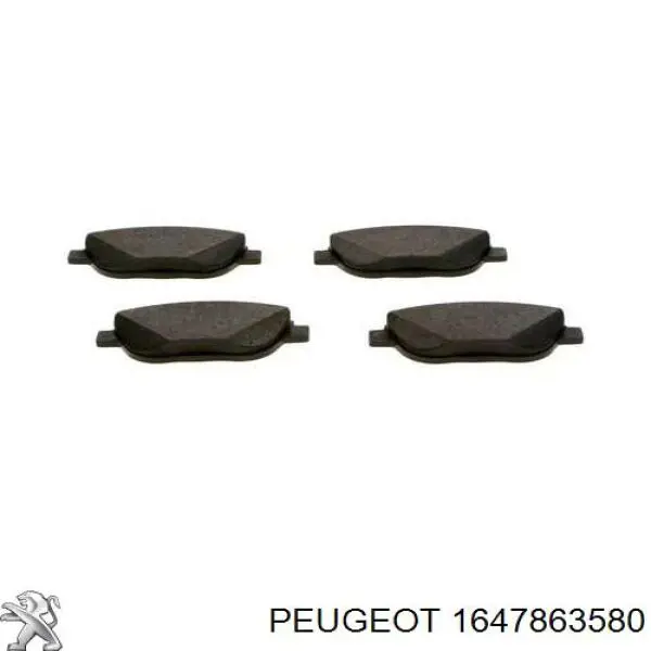 Pastillas freno delanteras Peugeot/Citroen 1647863580 precio, desde 32,65 EUR